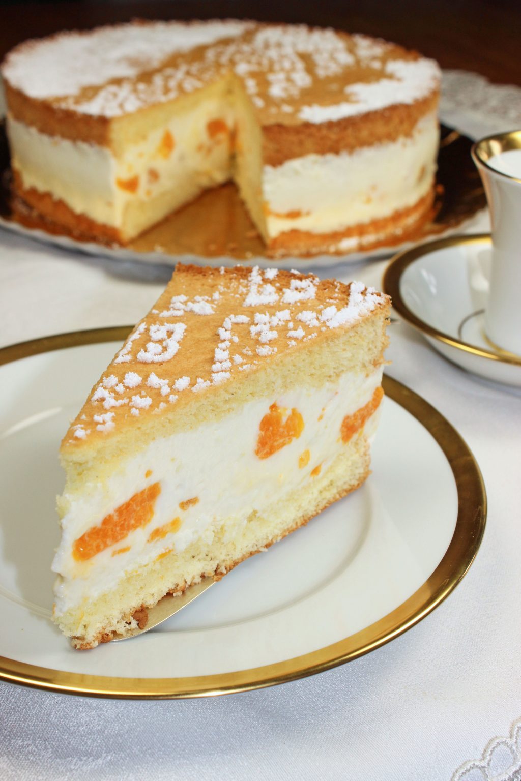 Quark Mandarin torta - Süße Rezepte