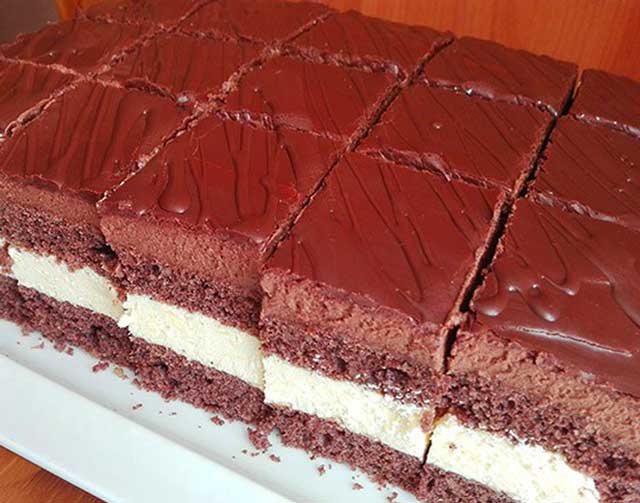 black and white wurfel kuchen rezept