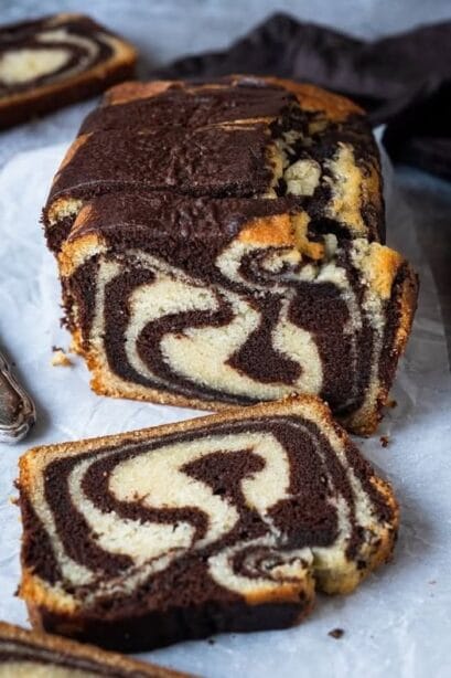 Marble Cake Loaf recipe