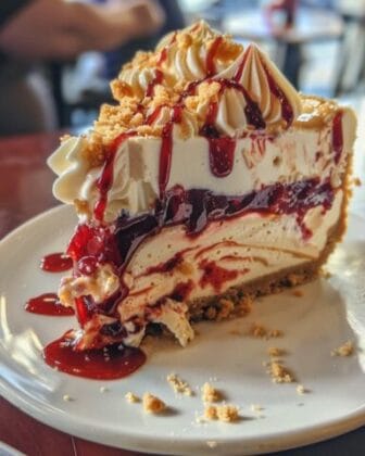 Unwiderstehlicher Erdnussbutter-Gelee-Käsekuchen-Genuss