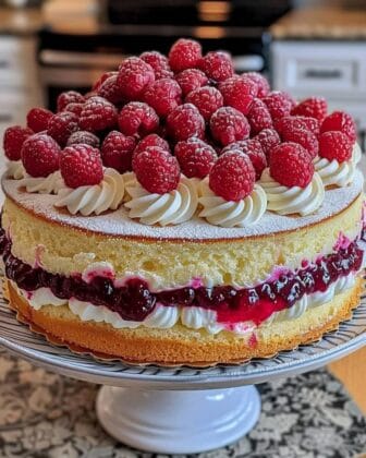 Schokolade-Himbeer-Torte