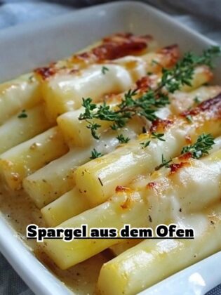 Spargel aus dem Ofen