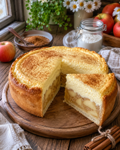 Dieser Apfelkuchen mit Schmandhaube hat das ganze Haus verzaubert! 🍏✨
Die Kombination aus frischen Äpfeln und einer cremigen Schmandhaube lässt die Herzen höher schlagen. Perfekt für die Kaffeetafel oder einen gemütlichen Nachmittag!