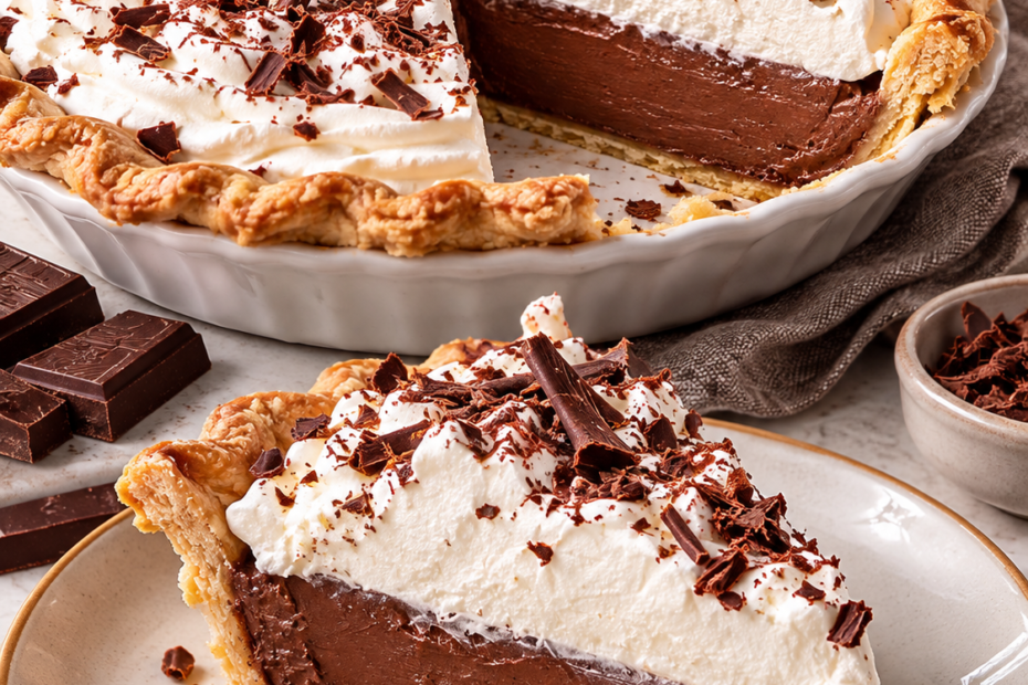 Vegane Schokoladen-Cremetorte mit Schokoladenfüllung und veganer Sahne